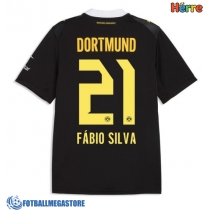 Fotballdrakt Herre Borussia Dortmund Fabio Silva #21 Bortedrakt 2026-27 Kortermet